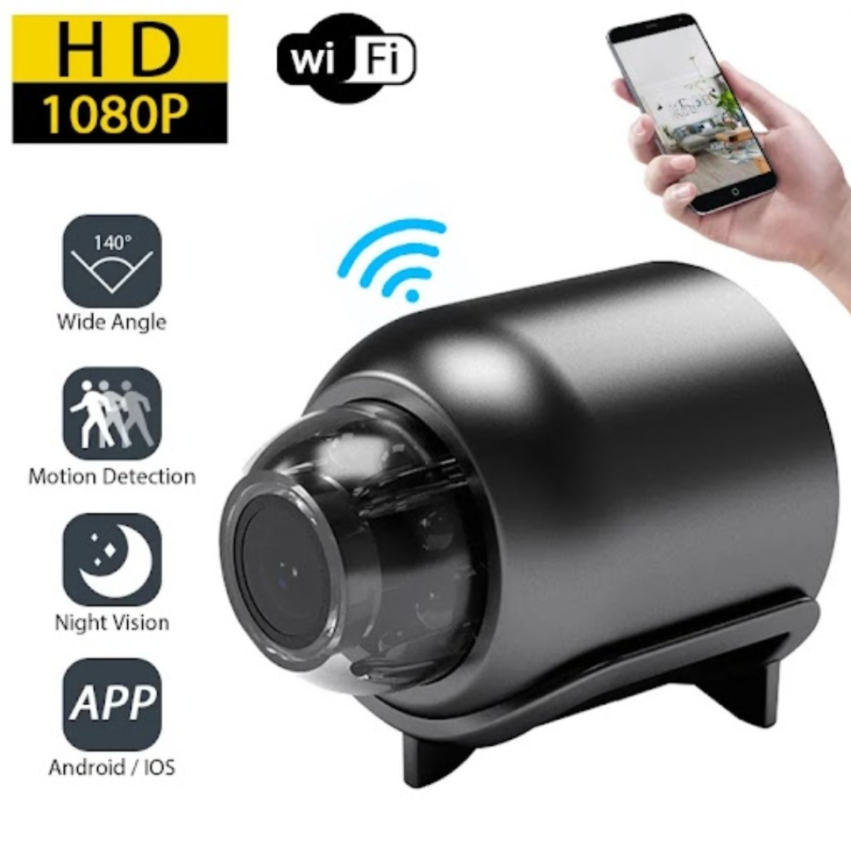 Mini Camera Wireless WiFi  1080P CCTV