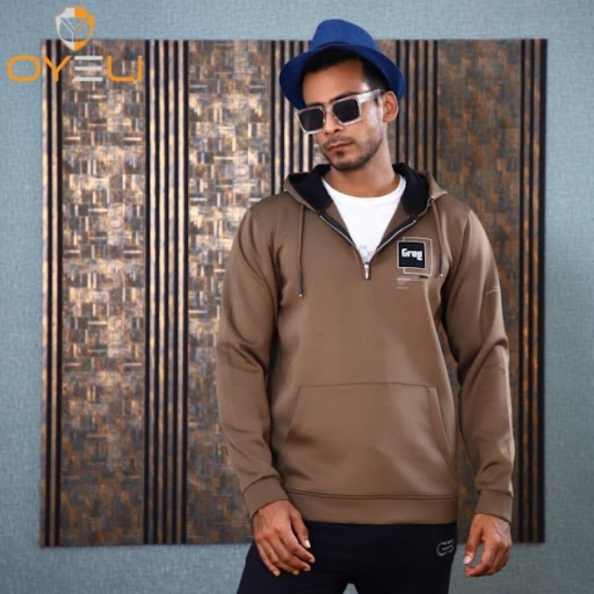 ﻿Men's Hoodie-Roman Coffee