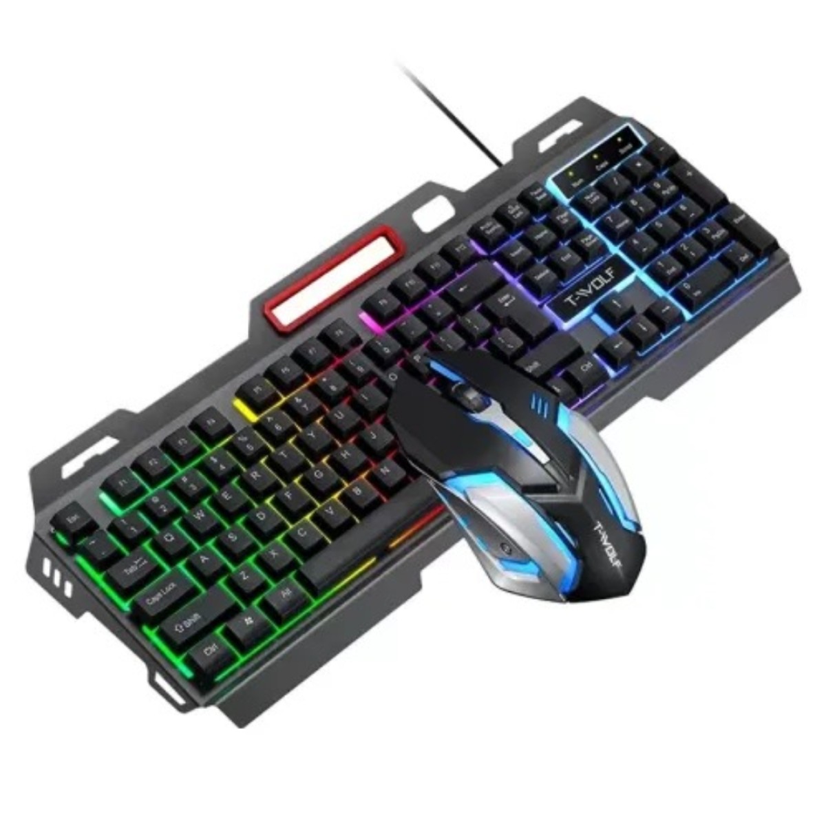 T-Wolf TF600 RGB Gaming Keyboard Mouse Combo