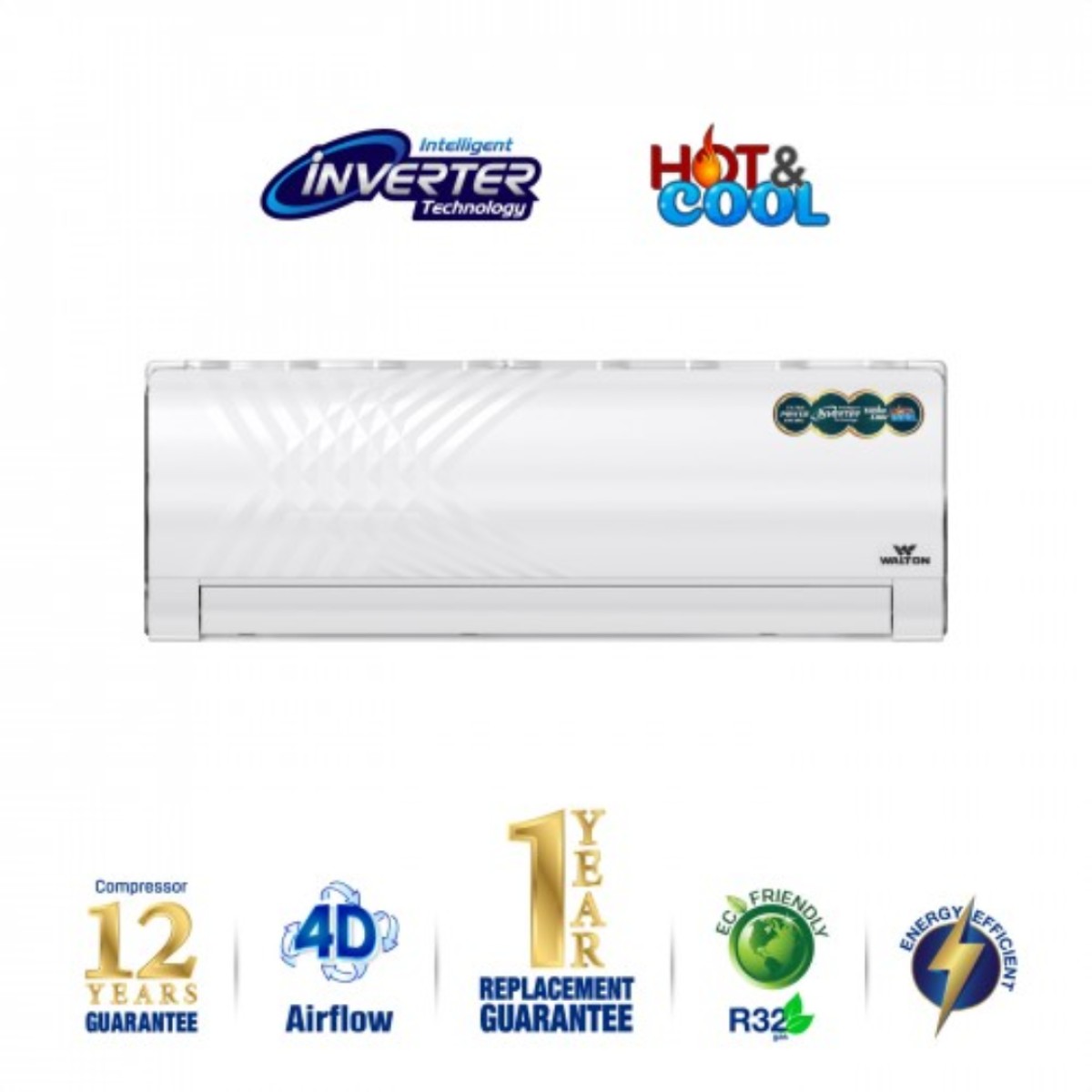 Walton Inverter AC 1.5 Ton WSI-KRYSTALINE-18MH