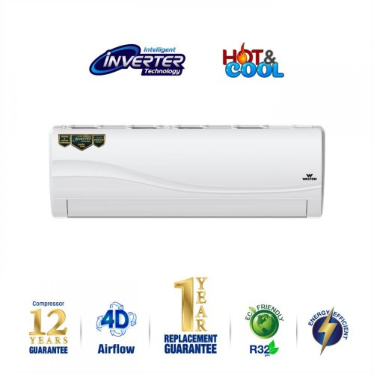 Walton Inverter AC 1.5 Ton WSI-RIVERINE-18CH