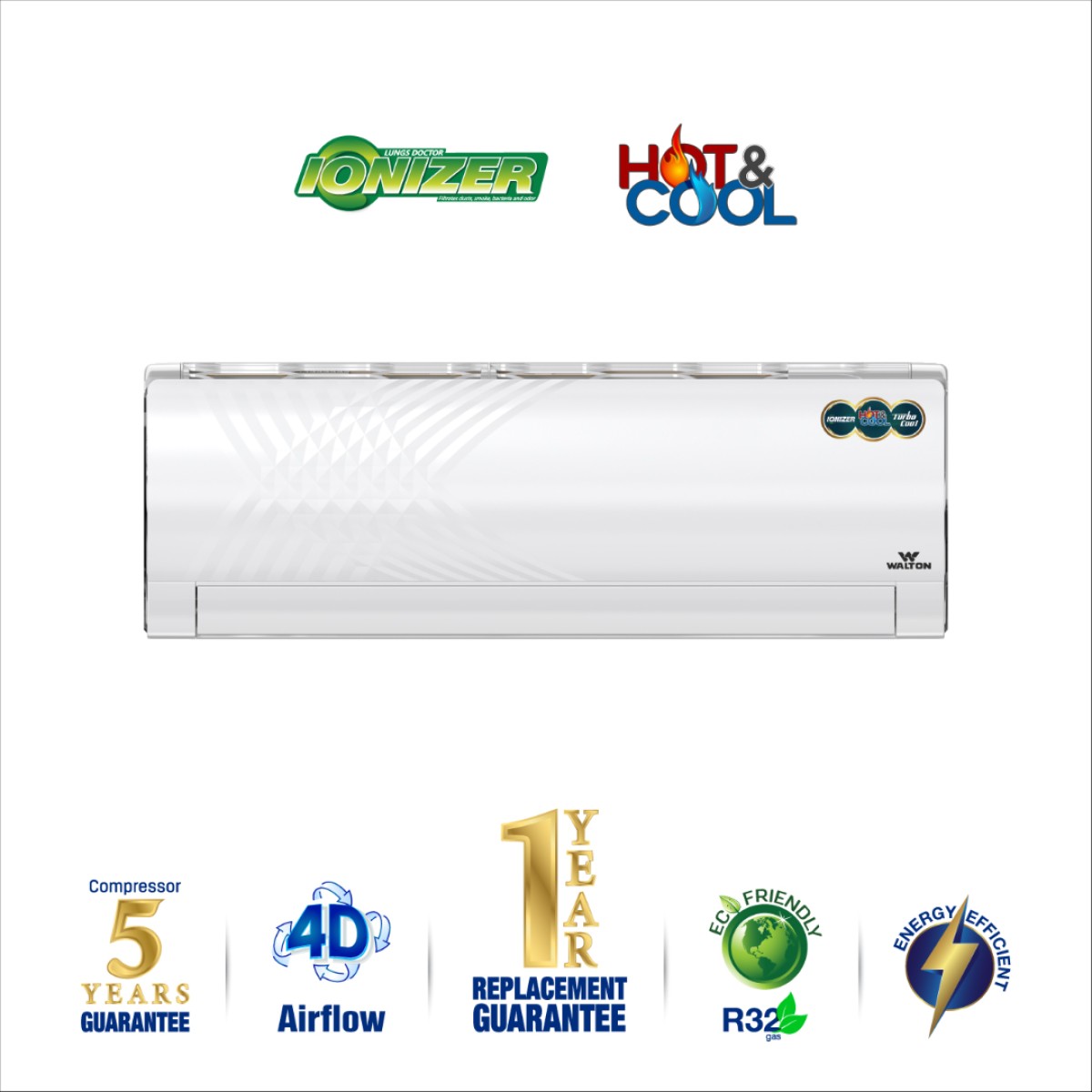 Walton Non-Inverter AC 2 Ton WSN-KRYSTALINE-24HH