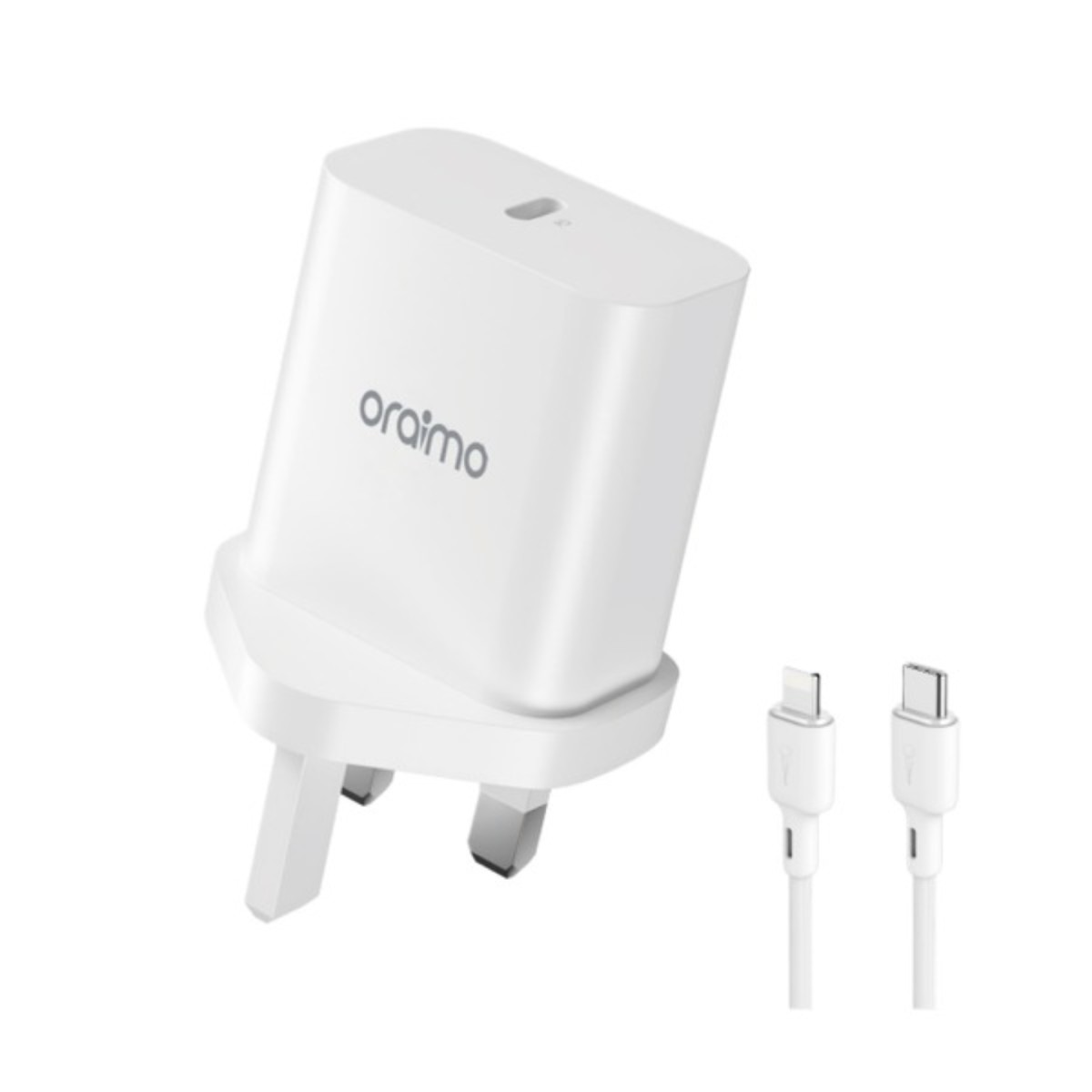 Oraimo PowerCube 20 20W Charger Adapter with Lightning Cable