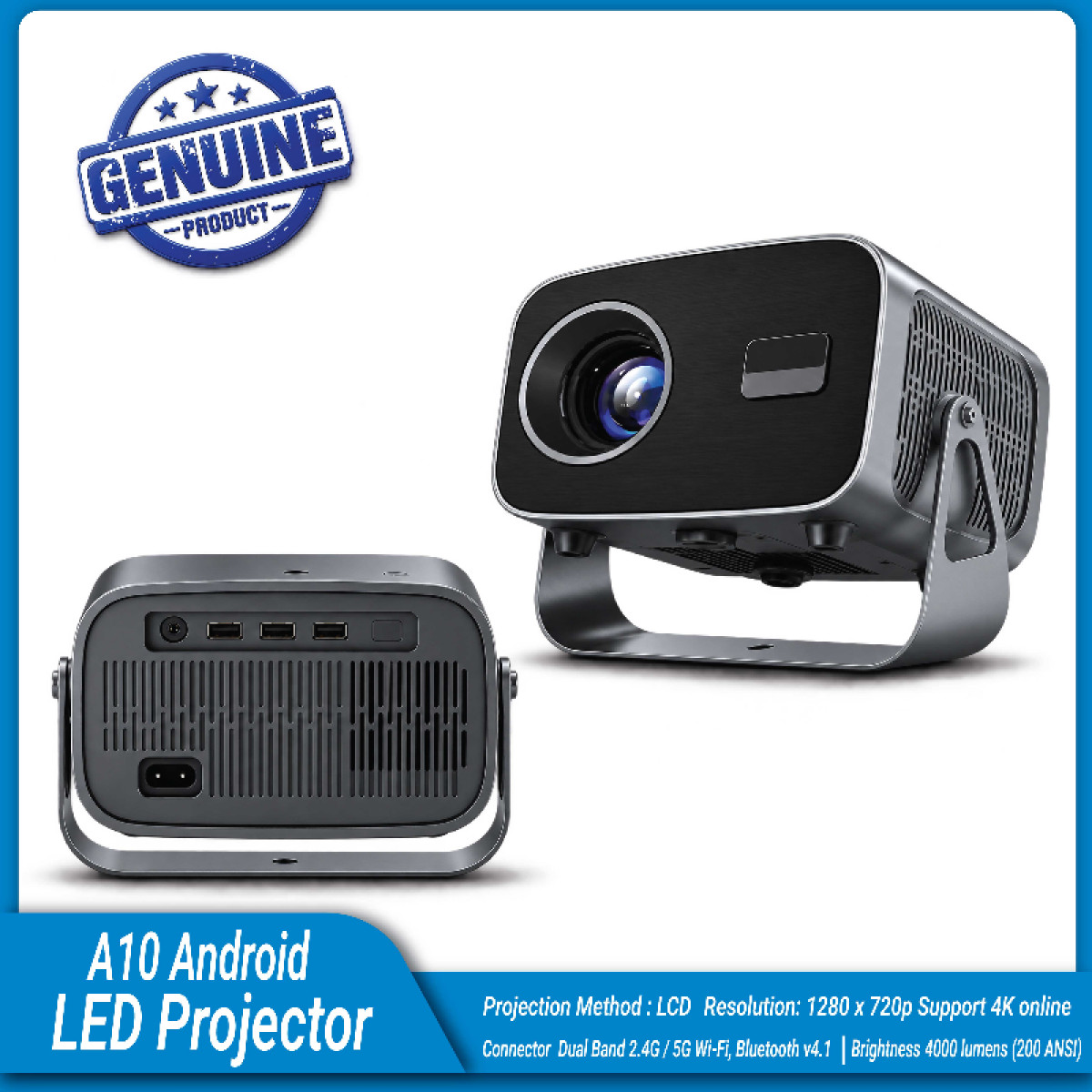 A10 Android LED Home Theatre Projector