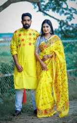 Couple dress in Bangladesh