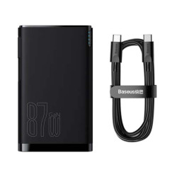 Baseus Power Station 4 Hybrid GaN Power Bank Adaptor 10000mAh 87W CN Black