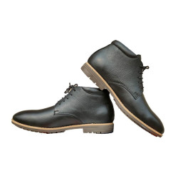 Leather Boot For Men - Black