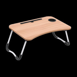 Foldable Laptop Table - Wood