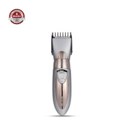 Kemei KM-605 Hair Clippers Trimmer For Men - Silver and Gold