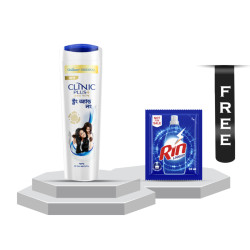 Clinic Plus Strong and Long Health Shampoo - 340ml With Rin Liquid - 35ml Free