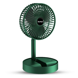 JvGood Electric Mini Foldable Telescopic Fan - Green