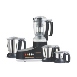 Panasonic MX-AC400 8 in 1 Super Mixer Grinder - 1.0 Ltr - Black and Silver