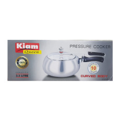 Kiam Queen Pressure Cooker 3.5 Litter - Silver