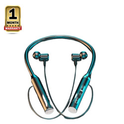 G7 Sports Bluetooth Neckband With Magnetic Headsets - Black