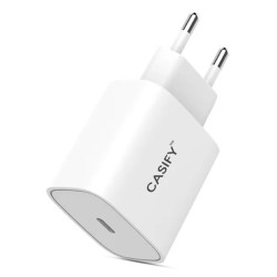 CASIFY PD02 3A Fast Type C Charger Adapter - 20W - White