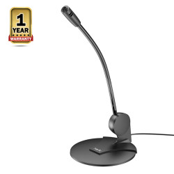 Havit H207D Stylish Stand Microphone With Compact Design - Black