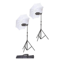 Simpex Portrait Umbrella Setup Kit with Stand Halogen Flash