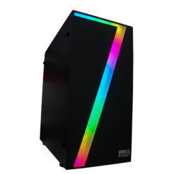 PC Cooler Xiaoqui Mid Tower Desktop Gaming Casing - Black