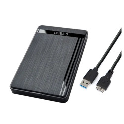 CASIFY EN01 Hard Drive Enclosure USB 3.0 to SATA III - 2.5 Inch - Black