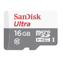 SanDisk Micro Ultra UHS-I SDHC Class-10 Memory Card - 16GB