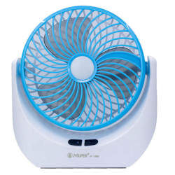 JY Super JY-1880 Rechargeable Mini Table Fan with LED Light