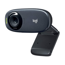 Logitech C310 HD Webcam - Black