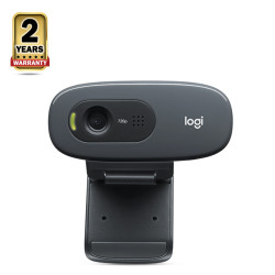 Logitech C270 HD Webcam - Black