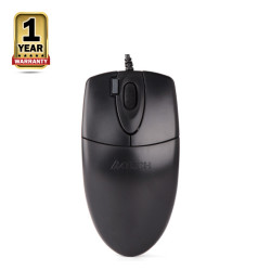 A4TECH OP-620D 2X Click Wired Optical Mouse - Black