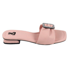 Zing Artificial Leather Sandal for Ladies - Light Pink - 10093