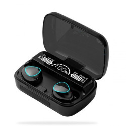 TWS M10 Wireless Earbuds Authentic - Black