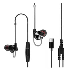 QKZ DM10 Zinc Alloy HiFi Earphone In-Ear Earphone - Black