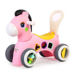 Horse Toy With Light and Music Ride On Baby Car - 126865802