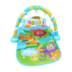 Baby Gym Mat Piano Play Mat With Music Sound and Toys - 186383059