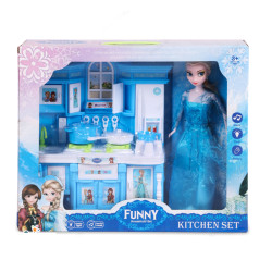 Funny-Household Kitchen Play Set With Dazzling Light and Music - 120134416