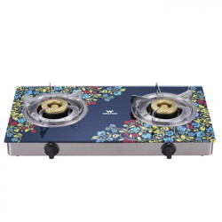 WGS-GSLS1 LPG/NG Walton Glass Top Double Burner