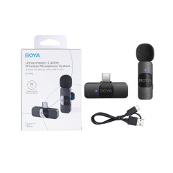 BOYA BY-V1 ULTRA COMPACT 2.4GHZ WIRELESS MICROPHONE SYSTEM