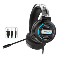 AULA S603 Surround Sound Wired Gaming Headset