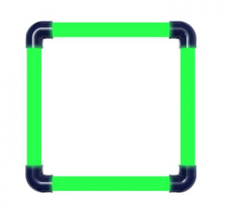 Walton GRID PANEL LIGHT  WLED-PS-T8GRID-SQ0.5F-10W (Green)