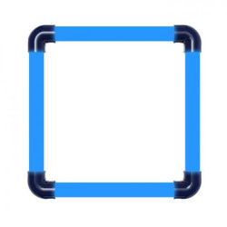 Walton GRID PANEL LIGHT  WLED-PS-T8GRID-SQ1F-20W (Blue)