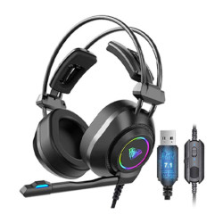 AULA S600 RGB With Volume Control Gaming Headset