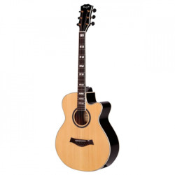 Enya EF-18NA-EQ Folk Cutaway Acoustic Guitar