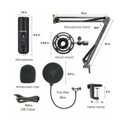 MAONO AU-PM422 Professional Condenser Microphone With Touch Mute Button