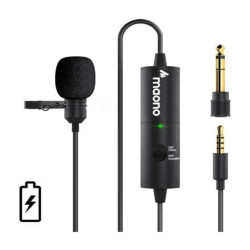 MAONO AU-100R Rechargeable Omnidirectional Lapel Microphone