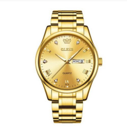 Olevs 5563GL Men’s Quartz Stainless Steel Watch