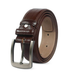 Antique Maroon Black Leather Belt for Men SB-B58