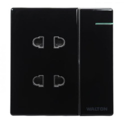 Walton CRYSTAL SERIES Switches - WC2PS 2 Pin Socket with Switch