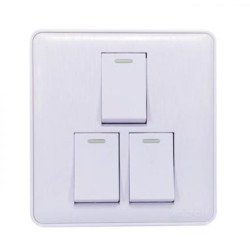 Walton SUPER SERIES - 3 Gang Switch-1way