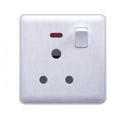 Walton SUPER SERIES - 15A Round Socket with Switch