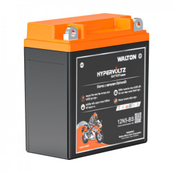 Walton Motorcycle Battery - HYPERVOLTZ 12N5-BS