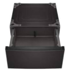 LG Laundry Pedestal Storage Drawer for 27" Front Load Washers and Dryers with Basket - Middle Black